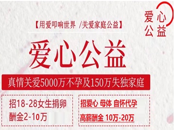 肇源捐卵助孕生子 爱心志愿者招募
